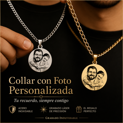 Medalla Redonda Personalizada con Fotograbado