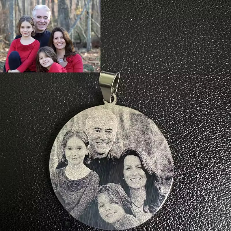 Medalla Redonda Personalizada con Fotograbado